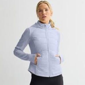 Tek Gear Women's Sky Blue Puffer Jacket